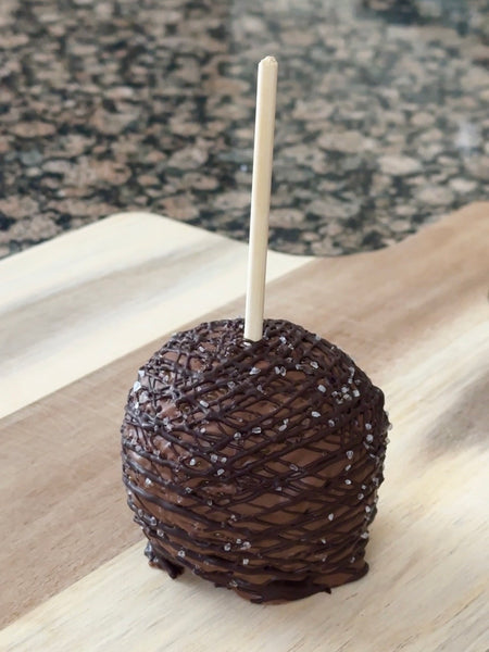 Dark Chocolate Salted Caramel Apple
