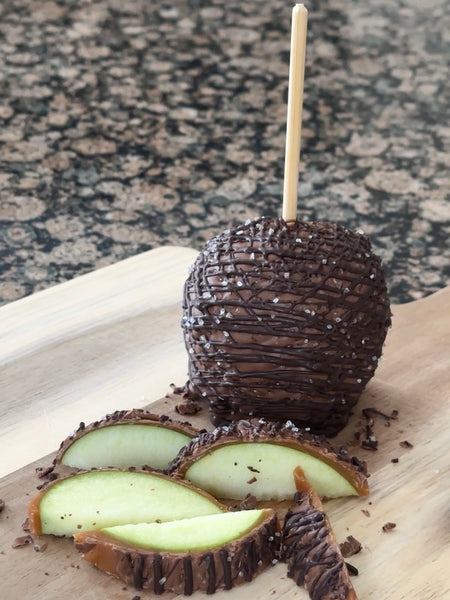 Dark Chocolate Salted Caramel Apple